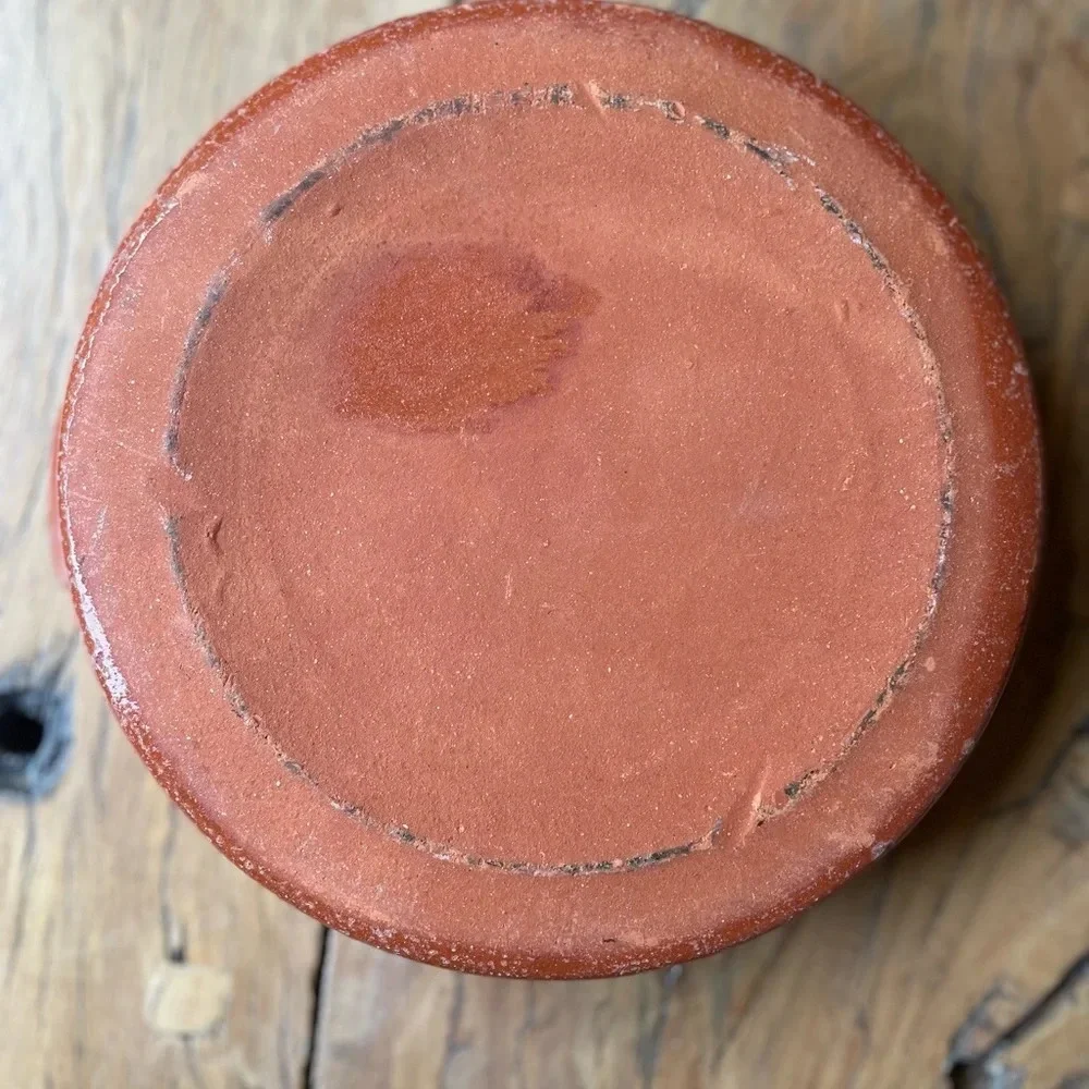 Vintage Moroccan Clay Tagine Cooking Vessel